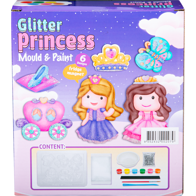 Light Gray Mould & Paint - Glitter Princess Kids Activities