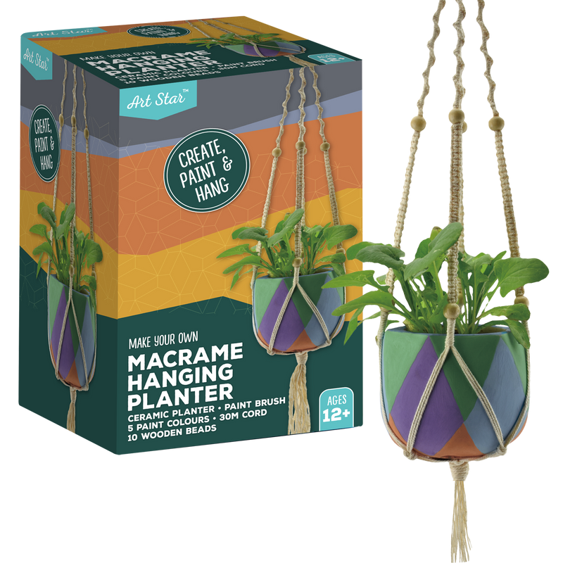 Art Star Make Your Own Macrame Hanging Plant Pot