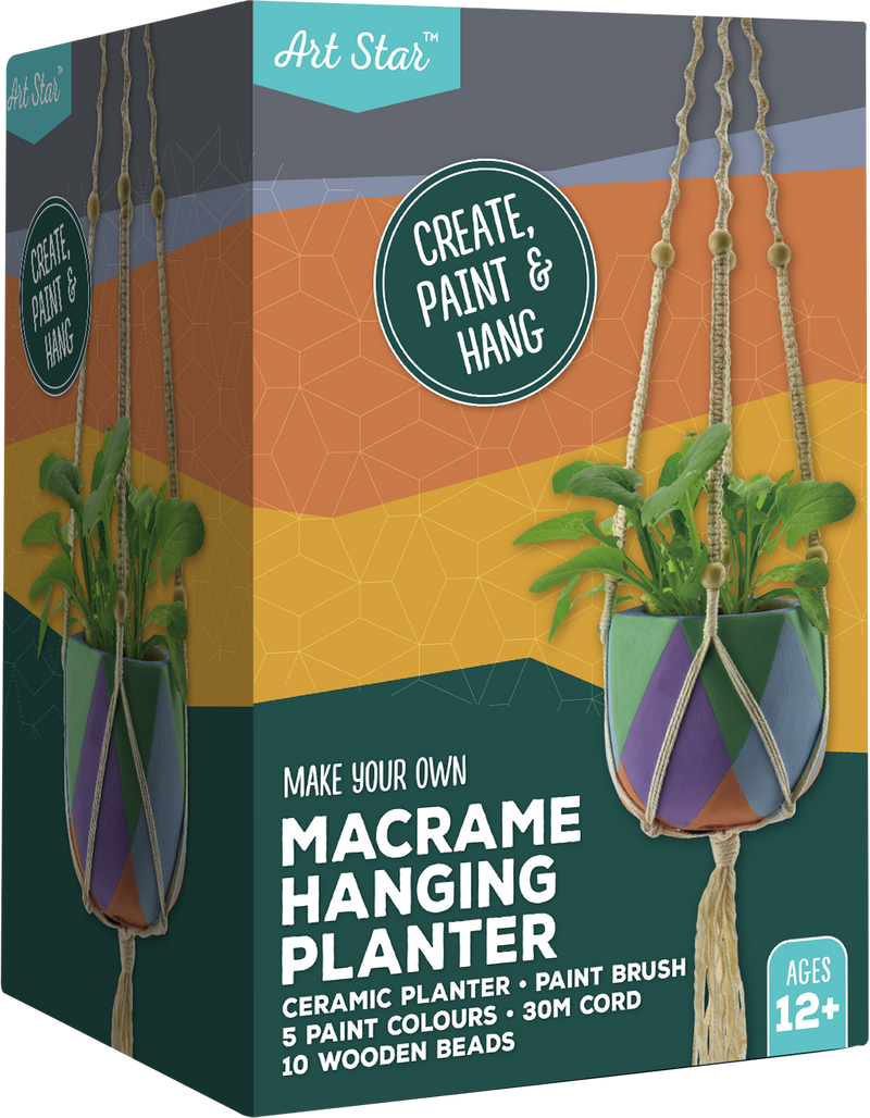Art Star Make Your Own Macrame Hanging Plant Pot