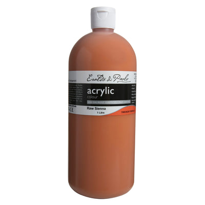 Eraldo di Paolo Acrylic Paint, Raw Sienna, 1L