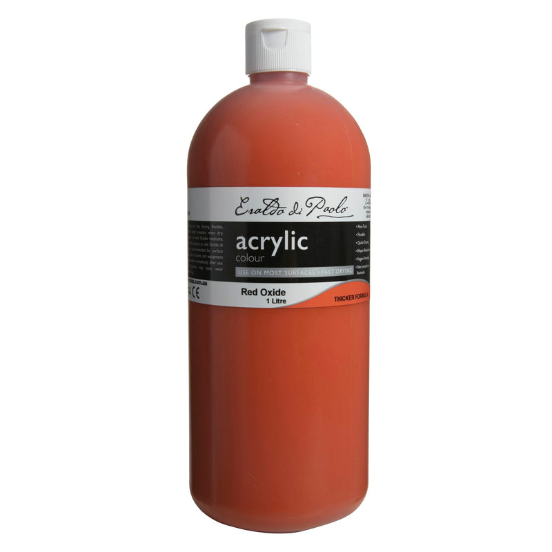 Eraldo di Paolo Acrylic Paint, Red Oxide, 1L