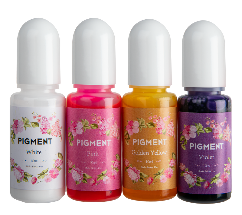 Urban Crafter Resin Translucent  Dye 10ml (4 Pieces) for Epoxy Resin