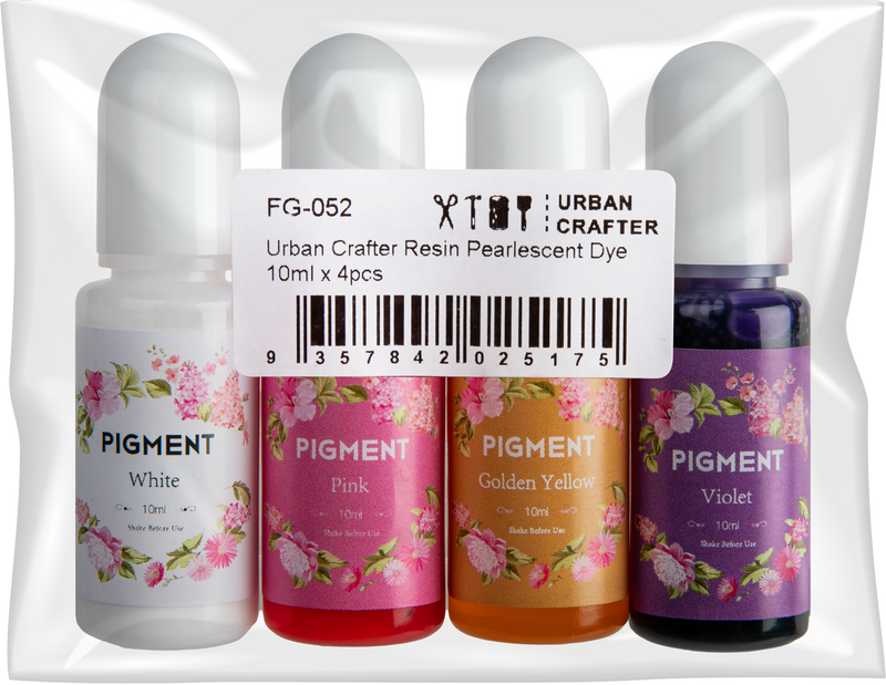 Urban Crafter Resin Translucent  Dye 10ml (4 Pieces) for Epoxy Resin