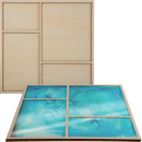 Gray Urban Crafter Square Plywood Panel for Resin Art 25 x 25 x 0.6cm Woodcraft