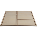 Tan Urban Crafter Square Plywood Panel for Resin Art 25 x 25 x 0.6cm Woodcraft