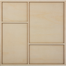 Tan Urban Crafter Square Plywood Panel for Resin Art 25 x 25 x 0.6cm Woodcraft