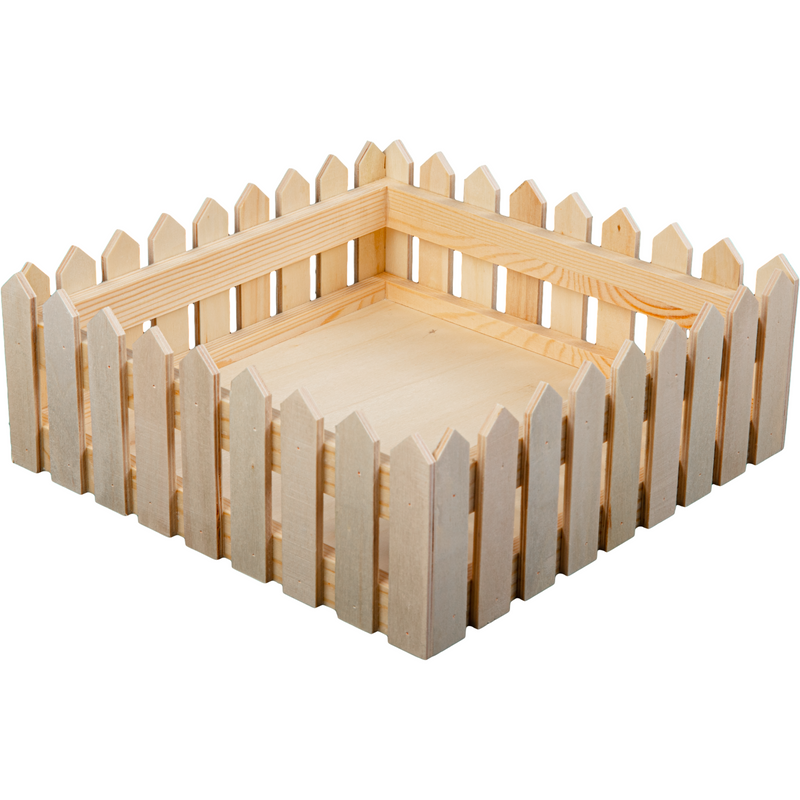 Urban Crafter Plywood Fence Storage Box 22.7 x 22.7 x 8.5cm
