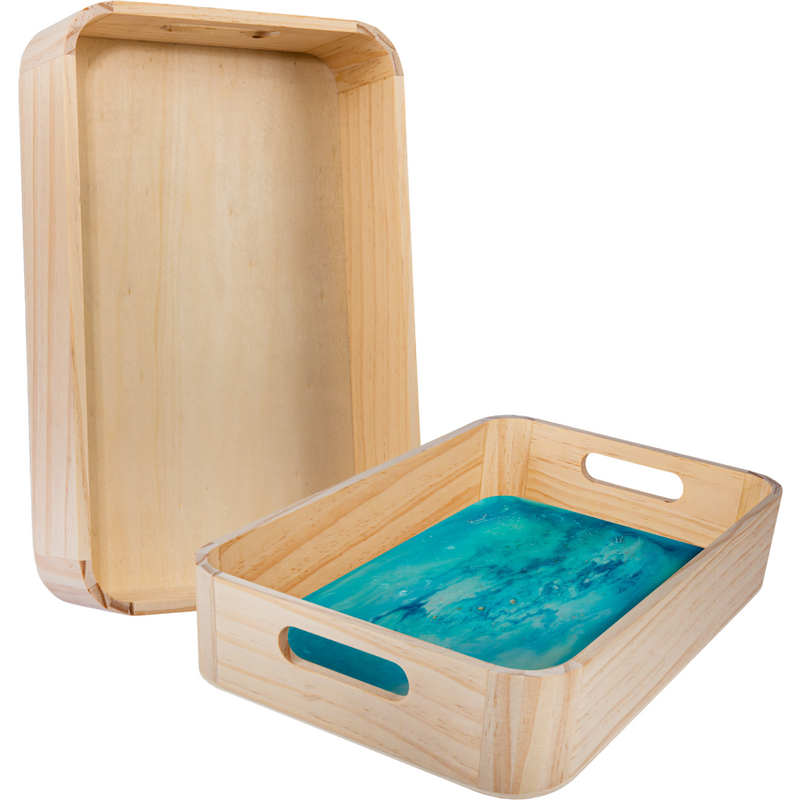 Tan Urban Crafter Plywood Curved Edge Tray 32.5 x 21.5 x 6cm Woodcraft