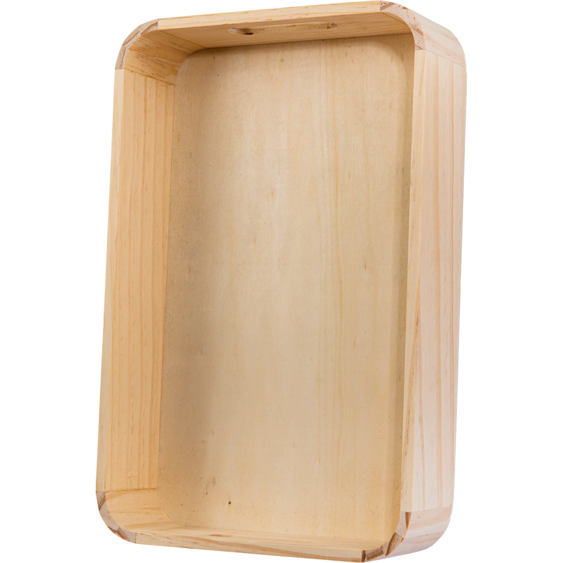 Tan Urban Crafter Plywood Curved Edge Tray 32.5 x 21.5 x 6cm Woodcraft