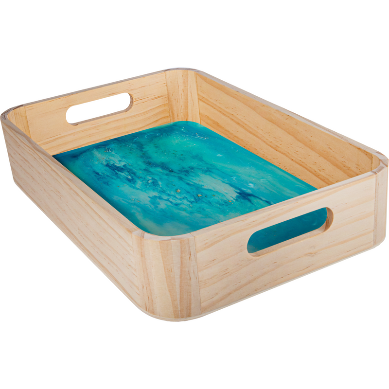 Tan Urban Crafter Plywood Curved Edge Tray 32.5 x 21.5 x 6cm Woodcraft