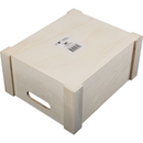 Gray Urban Crafter Plywood Full Panel Storage Crate 22 x 18 x 10cm Woodcraft