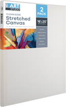 The Art Studio Thin Bar Canvas 16"x20" (40x50cm) Pack of 2