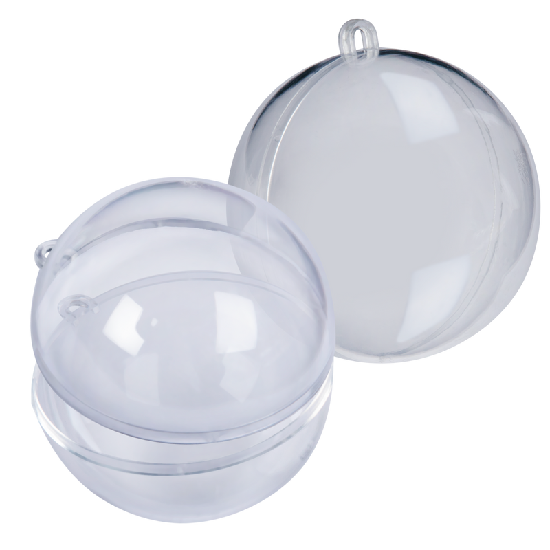 Make A Merry Christmas Fillable Bauble 100mm 4 Pack