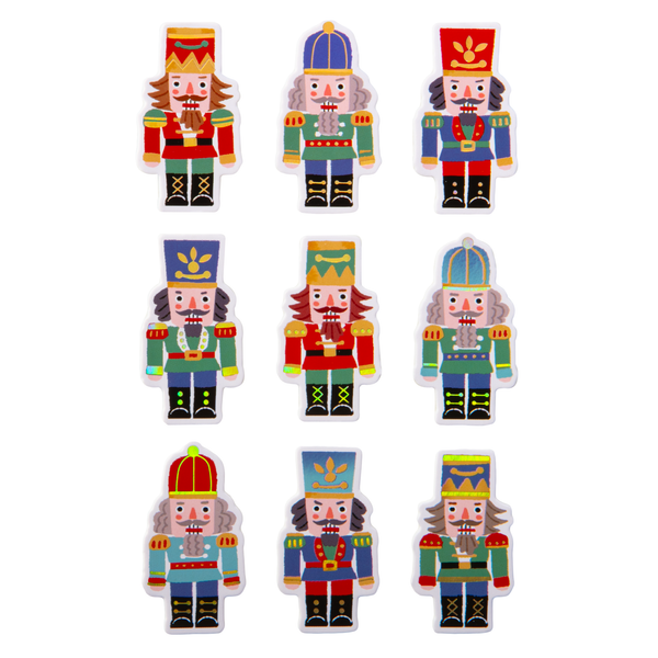Art Star Christmas Nutcracker Stickers 190 x 215mm 9 pieces
