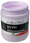 Gray Eraldo di Paolo Acrylic Paint Pastel Fig 500mL Acrylic Paints