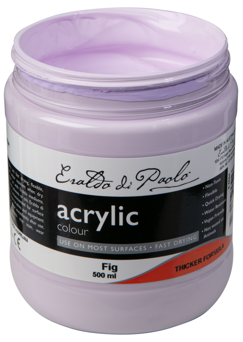 Eraldo di Paolo Acrylic Paint Pastel Fig 500mL