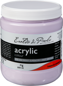 Gray Eraldo di Paolo Acrylic Paint Pastel Fig 500mL Acrylic Paints