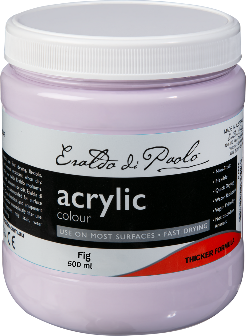 Eraldo di Paolo Acrylic Paint Pastel Fig 500mL