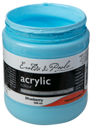 Cadet Blue Eraldo di Paolo Acrylic Paint Pastel Blueberry 500mL Acrylic Paints