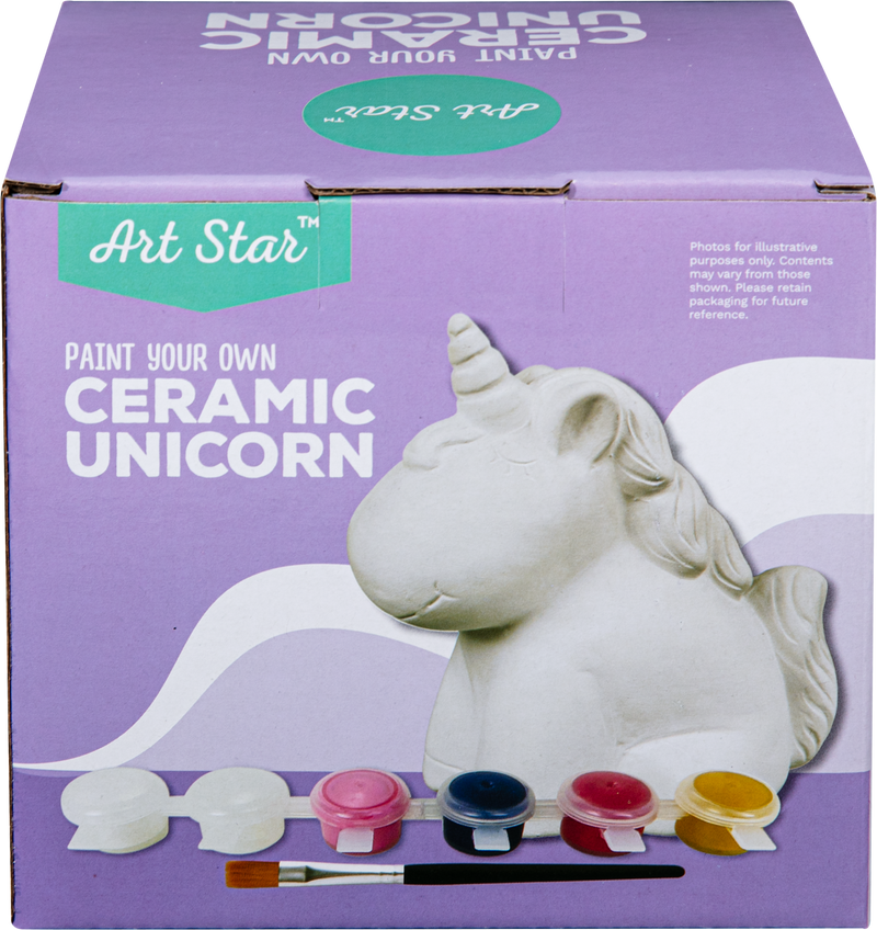 Art Star Paint Your Own Ceramic Unicorn