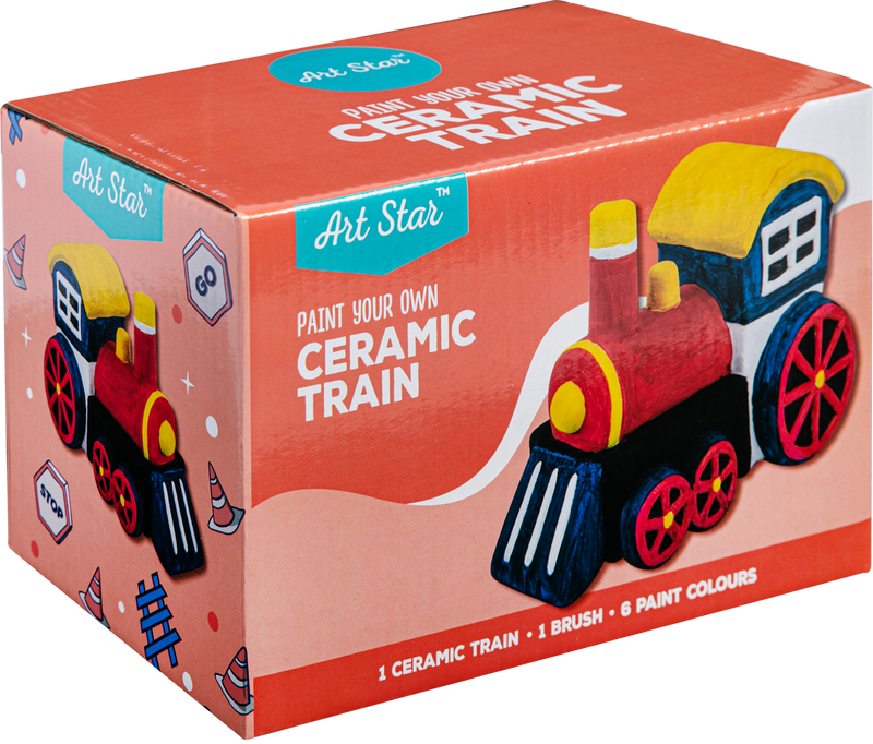 Art Star Paint Your Own Ceramic Train