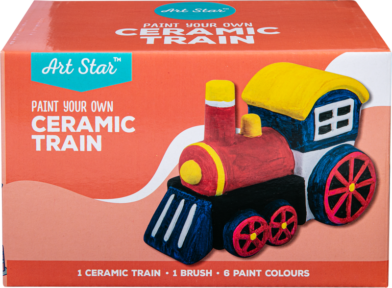 Art Star Paint Your Own Ceramic Train