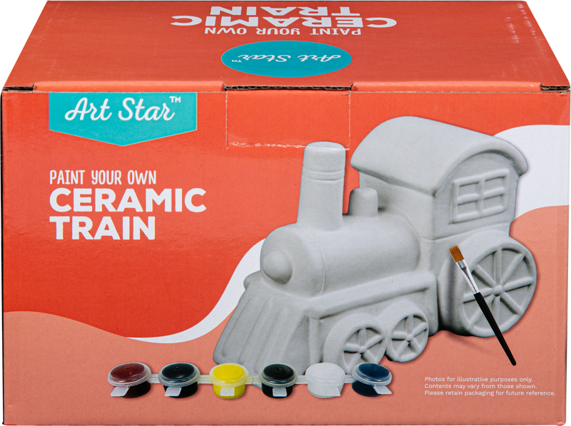 Art Star Paint Your Own Ceramic Train