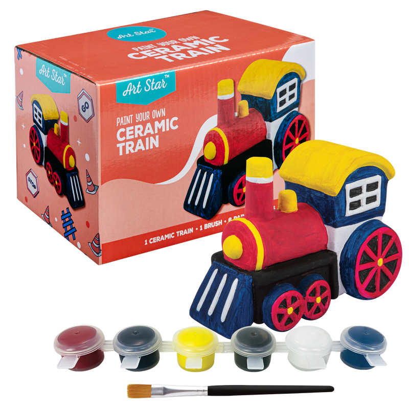 Art Star Paint Your Own Ceramic Train