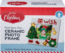 Art Star Christmas Paint Your Own Ceramic Photo Frame Kit
