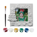 Art Star Christmas Paint Your Own Ceramic Photo Frame Kit