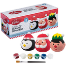Art Star Christmas Paint Your Own Ceramic Character Ornament Kit
