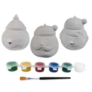 Art Star Christmas Paint Your Own Ceramic Character Ornament Kit
