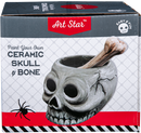 Art Star Halloween Paint Your Own Ceramic Skull and Bone Cruicible (11.1 x 13.5 x 9.2cm)