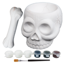 Art Star Halloween Paint Your Own Ceramic Skull and Bone Cruicible (11.1 x 13.5 x 9.2cm)