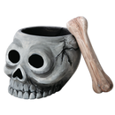 Art Star Halloween Paint Your Own Ceramic Skull and Bone Cruicible (11.1 x 13.5 x 9.2cm)