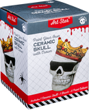 Art Star Halloween Paint Your Own Ceramic Skull with Crown Decoration (15.2 x 11.2 x 12.1cm)