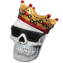 Art Star Halloween Paint Your Own Ceramic Skull with Crown Decoration (15.2 x 11.2 x 12.1cm)