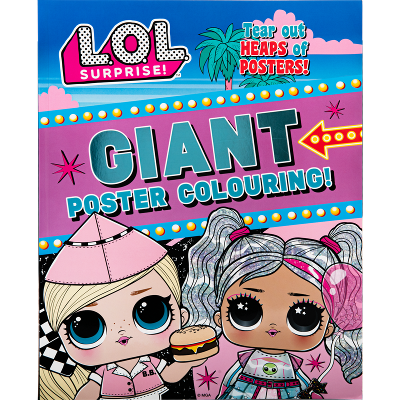 L.O.L. Surprise - Giant Poster Colouring Book