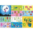Dark Cyan Usborne Book and 25 Piece Jigsaw Numbers Kids Activities