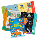 Dark Cyan Usborne Book and Jigsaw Times Tables Kids Activities