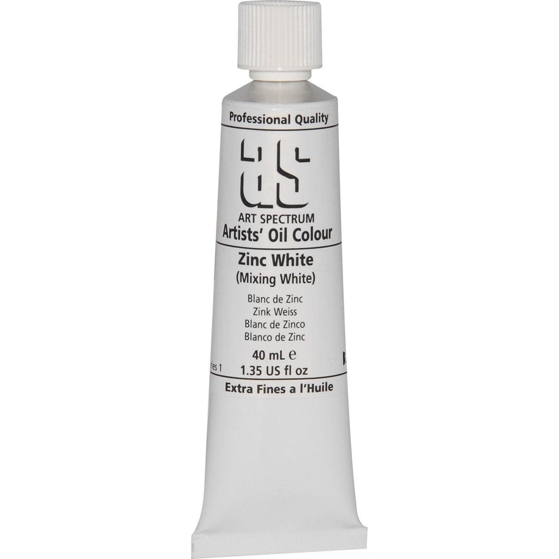 Art Spectrum Oil Paint 40mL Zinc White  S1
