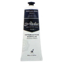 White Smoke Atelier Interactive Artists Acrylic Paint,  Blue Black (Indigo) S1 80ml Acrylic Paints