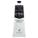 White Smoke Atelier Interactive Artists Acrylic Paint,  Brown Black S1 80ml Acrylic Paints