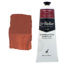 White Smoke Atelier Interactive Artists Acrylic Paint,  Burnt Sienna S1 80ml Acrylic Paints