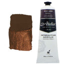 White Smoke Atelier Interactive Artists Acrylic Paint,  Burnt Umber S1 80ml Acrylic Paints
