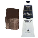 White Smoke Atelier Interactive Artists Acrylic Paint,  Mars Black S1 80ml Acrylic Paints