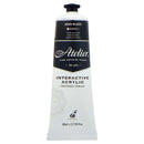 White Smoke Atelier Interactive Artists Acrylic Paint,  Mars Black S1 80ml Acrylic Paints