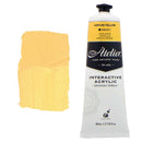 White Smoke Atelier Interactive Artists Acrylic Paint,  Naples Yellow S1 80ml Acrylic Paints