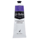 White Smoke Atelier Interactive Artists Acrylic Paint,  Purple S1 80ml Acrylic Paints