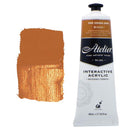 White Smoke Atelier Interactive Artists Acrylic Paint,  Raw Sienna Dark S1 80ml Acrylic Paints